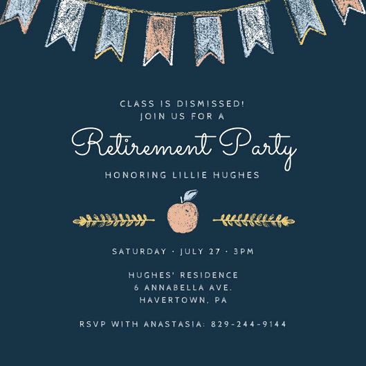 Retirement Party Invitations Templates Lovely Retirement Party Invitation Templates Canva