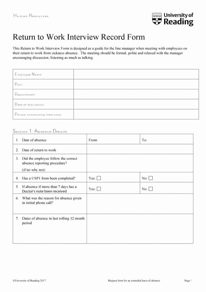 Return to Work Note Awesome 44 Return to Work &amp; Work Release forms Printable Templates