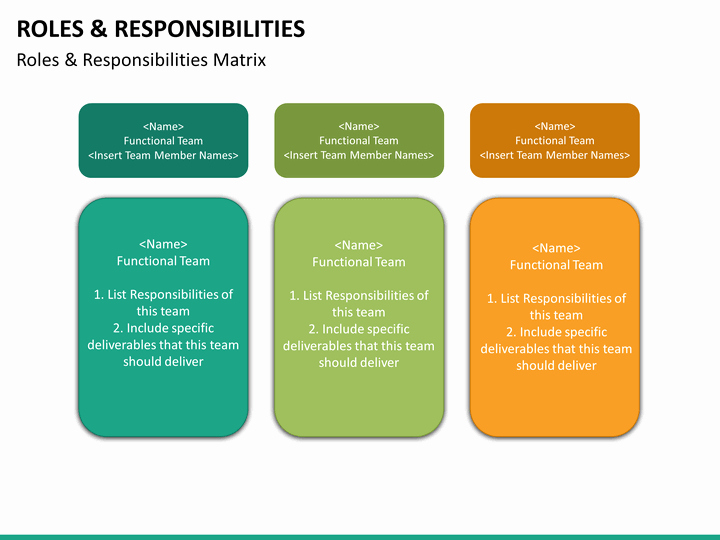 Roles and Responsibilities Template Elegant Roles and Responsibilities Powerpoint Template