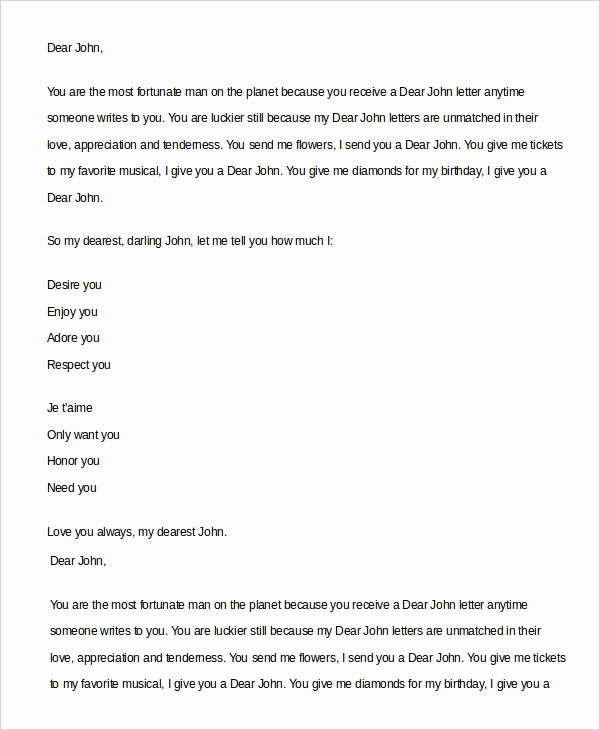 Romantic Love Letters for Him Awesome Romantic Love Letter 5 Free Word Documents Download