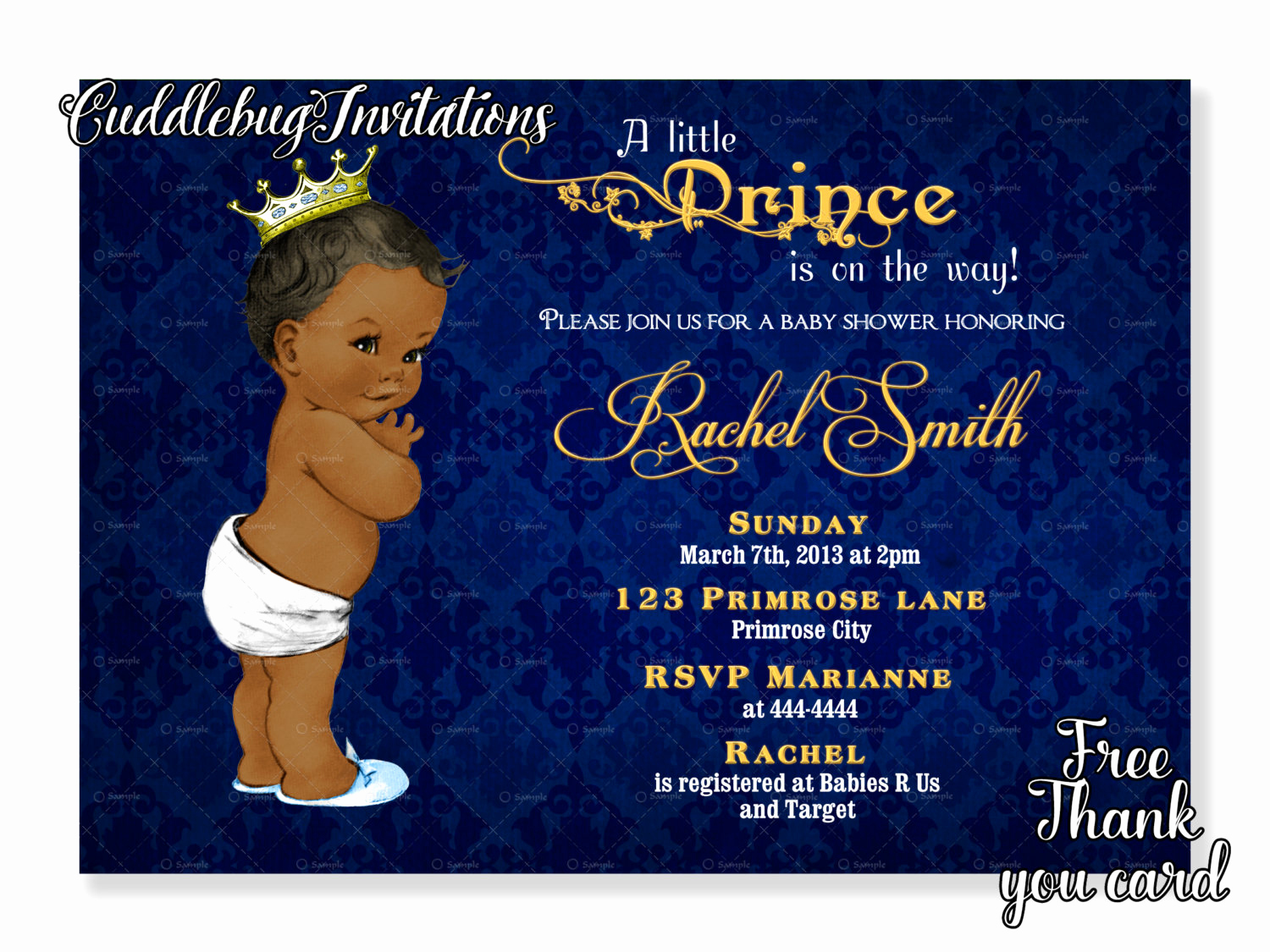 Royal Baby Shower Invitations Luxury African American Boy Baby Shower Invitation Royal Baby Boy
