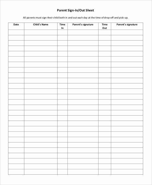 Safety Meeting Sign In Sheet Best Of Sign In Sheet Template 12 Free Wrd Excel Pdf