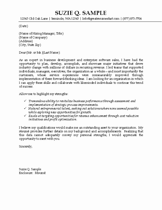 Sales Cover Letter Examples Luxury It Sales Cover Letter Example Technology Professional