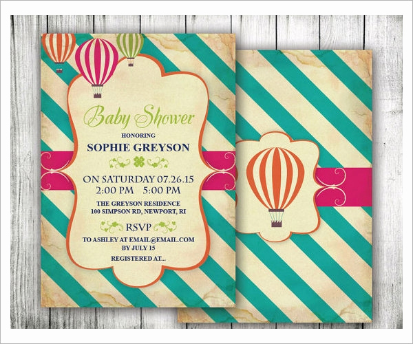 Sample Baby Shower Invitations Fresh 25 Sample Printable Baby Shower Invitation Templates