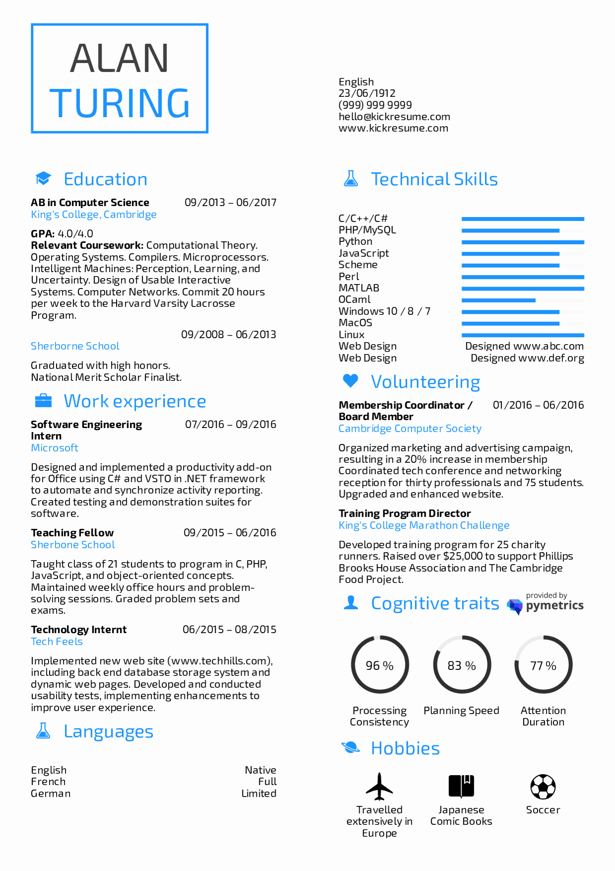 Sample Computer Science Resume Awesome Puter Science Resume Sample is Puter Science Resume