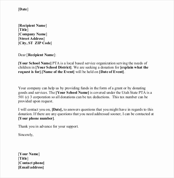 Sample Donation Request Letter Elegant Donation Letter Template 35 Free Word Pdf Documents