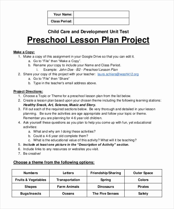 Sample Lesson Plan for Preschool Fresh Best 25 Lesson Plan Sample Ideas On Pinterest