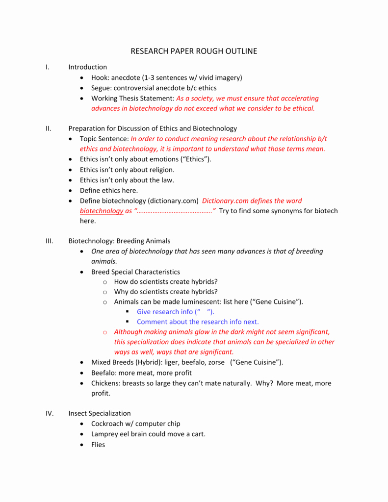 Sample Outlines for Research Paper Beautiful How to Do An Outline for Research Paper Outline 2019 01 29