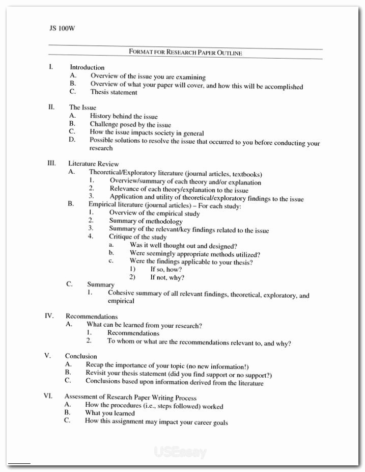 Sample Outlines for Research Paper Fresh Best 25 Apa format Sample Paper Ideas On Pinterest
