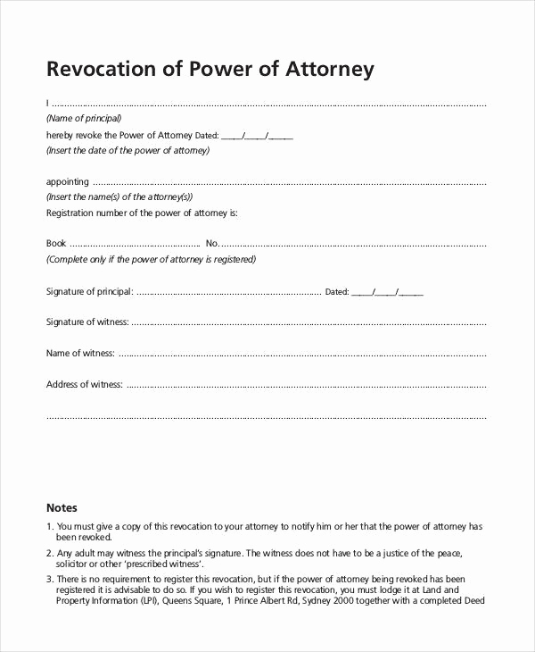 Sample Power Of attorney Pdf Elegant Power Of attorney form