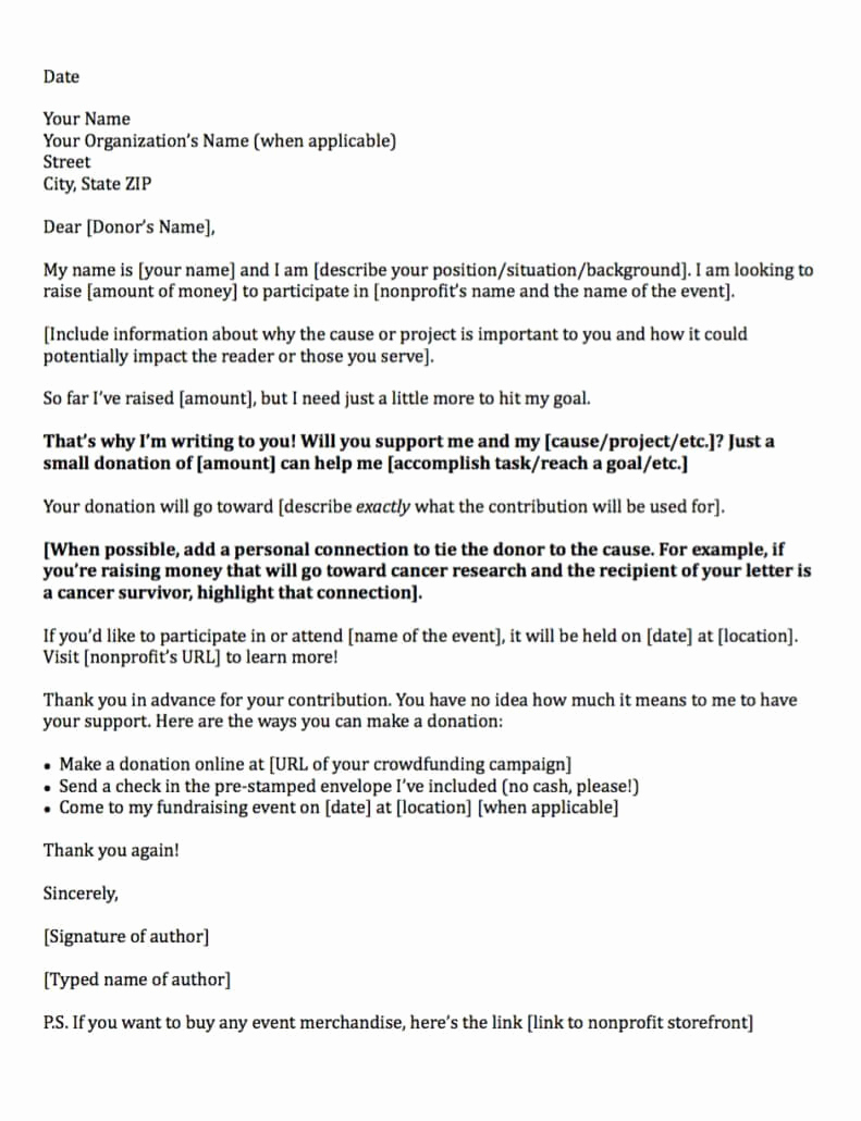 Sample Sponsorship Request Letter Elegant Donation Request Letters asking for Donations Made Easy