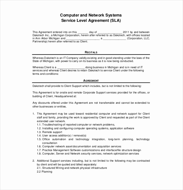 Service Contract Template Word Awesome 36 Service Agreement Templates Word Pdf