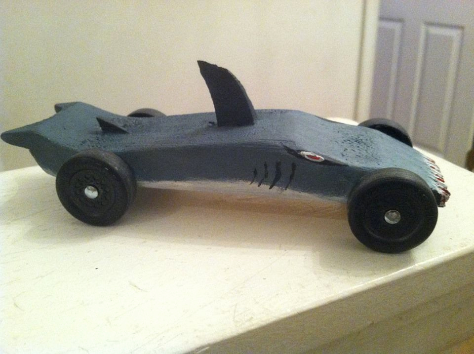 Shark Pinewood Derby Car New Our Shark Pinewood Derby Car Just for Him