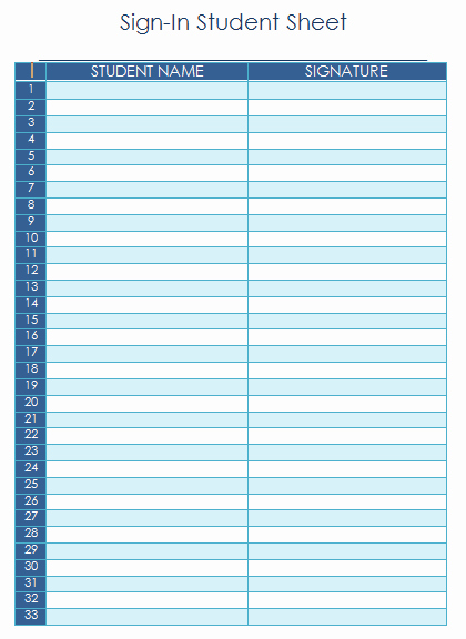 Sign In and Out Sheet Unique 16 Free Sign In &amp; Sign Up Sheet Templates for Excel &amp; Word