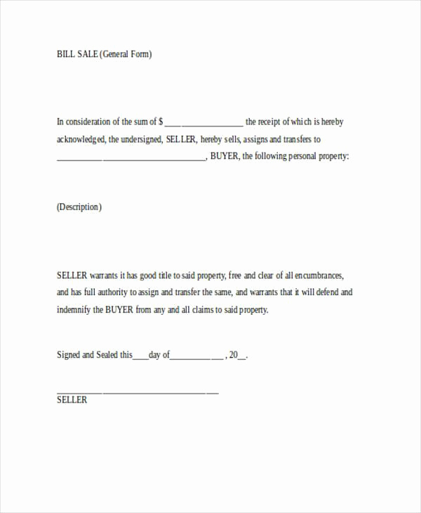 Simple Auto Bill Of Sale Lovely Bill Of Sale form In Word