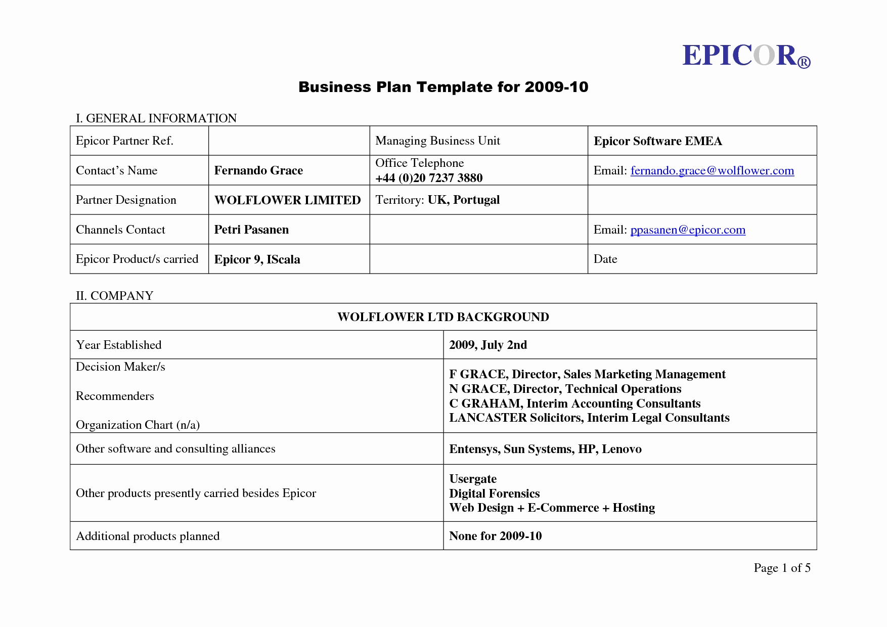 Simple Business Plan Example New Easy Business Plan Template Beepmunk
