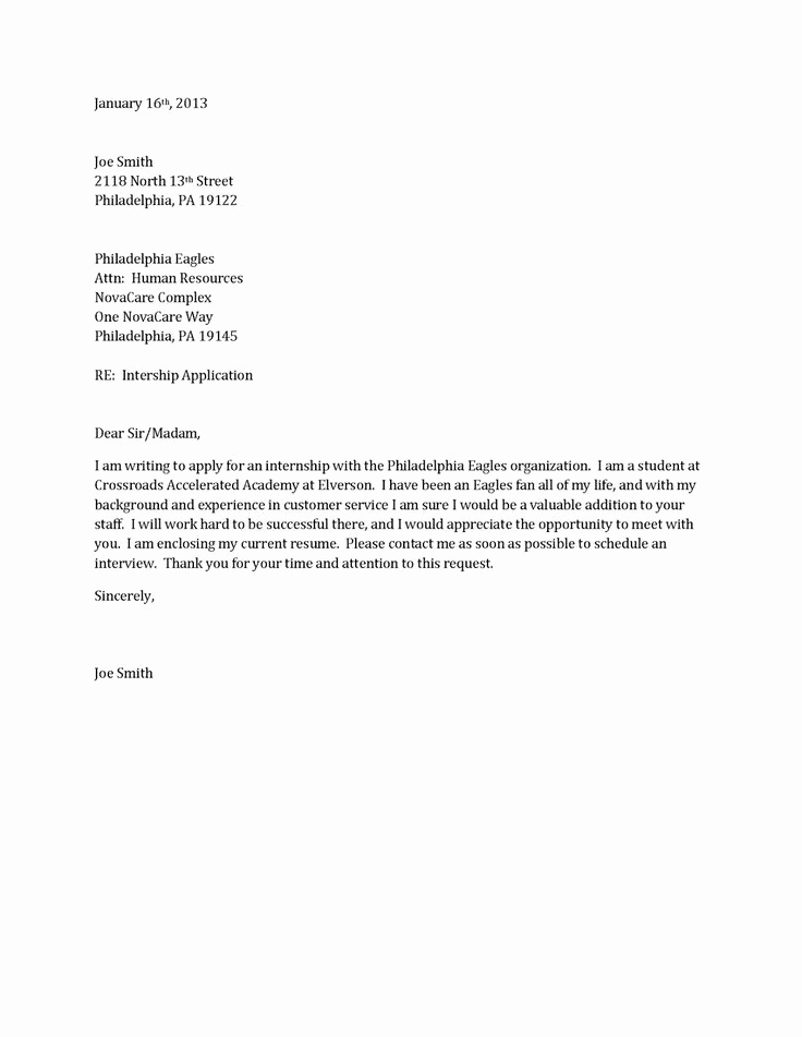 Simple Cover Letter Sample New the 25 Best Examples Of Cover Letters Ideas On Pinterest