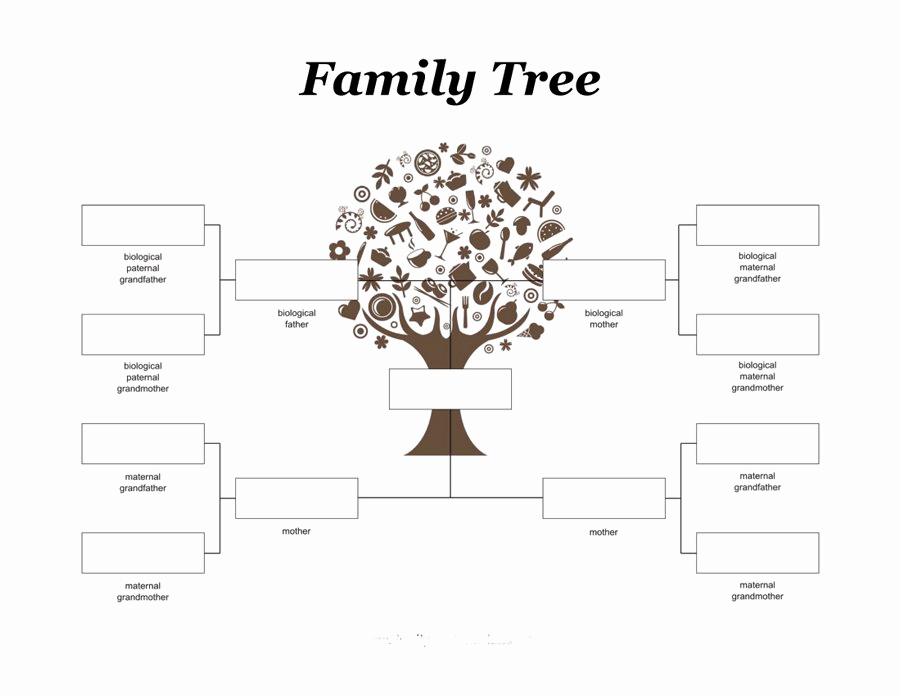 Simple Family Tree Template New Family Tree for Kids