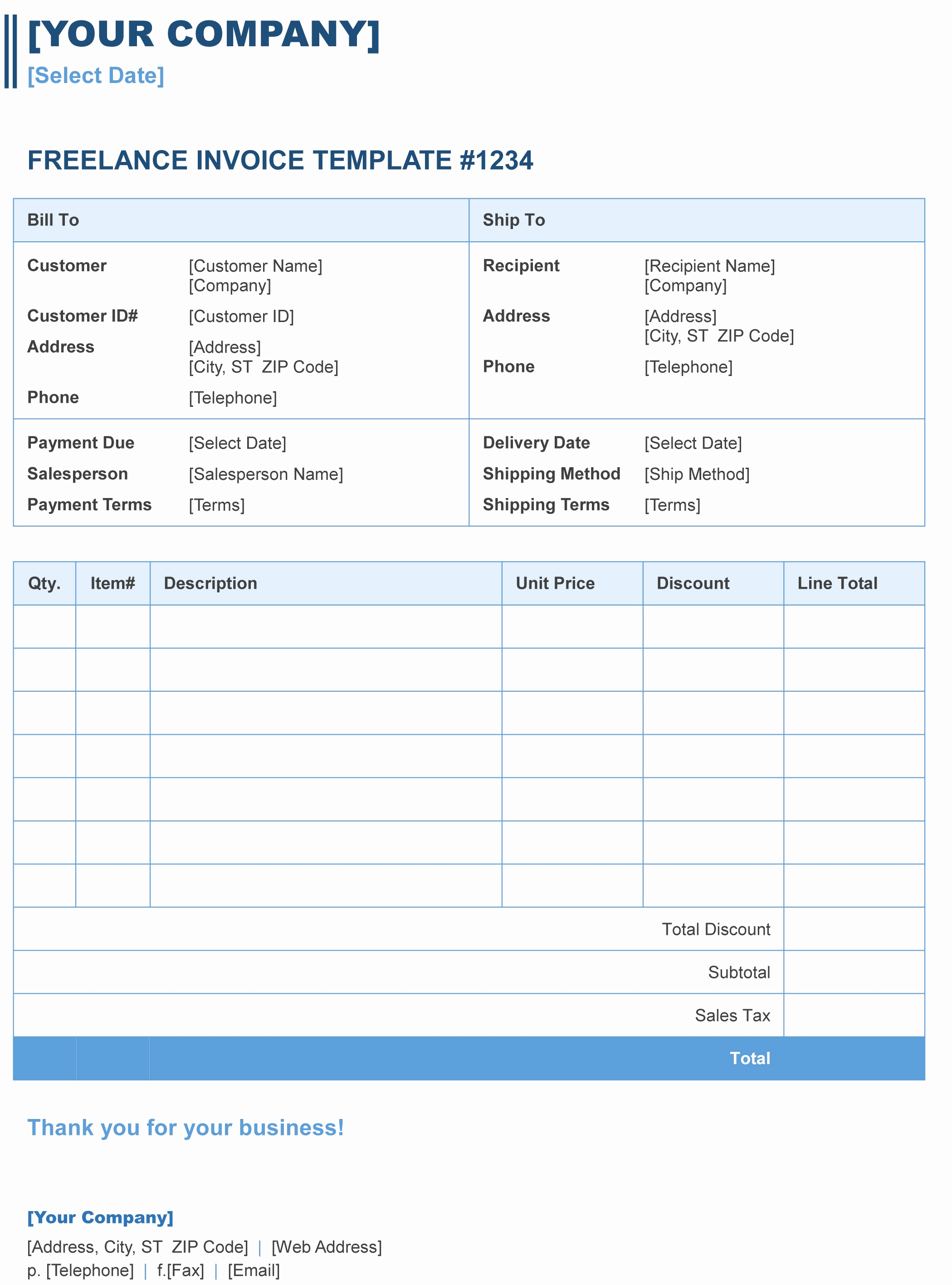 Simple Invoice Template Excel Inspirational Freelance Invoice Template Excel