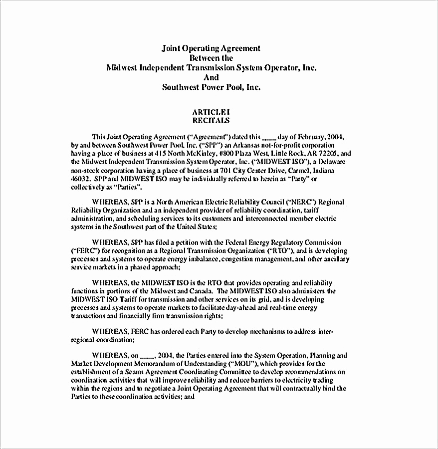 Simple Llc Operating Agreement Awesome 11 Operating Agreement Template for A Secure Pany