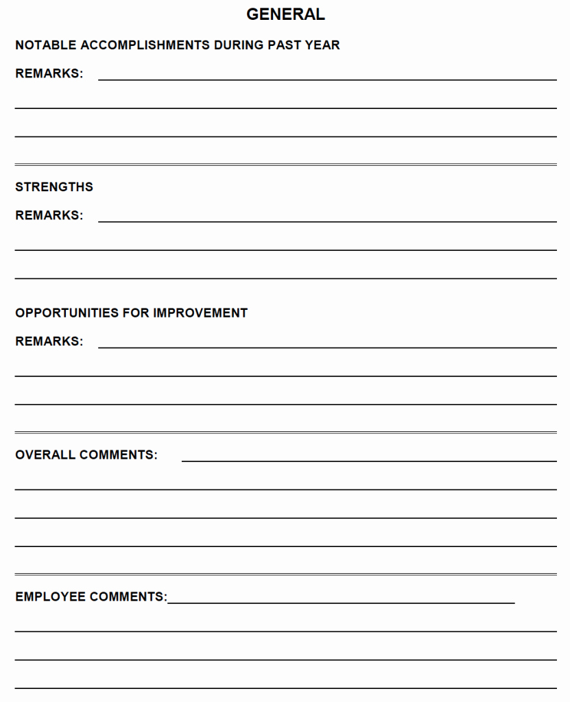 Simple Performance Review Template Inspirational Performance Appraisal forms the Good the Bad and the