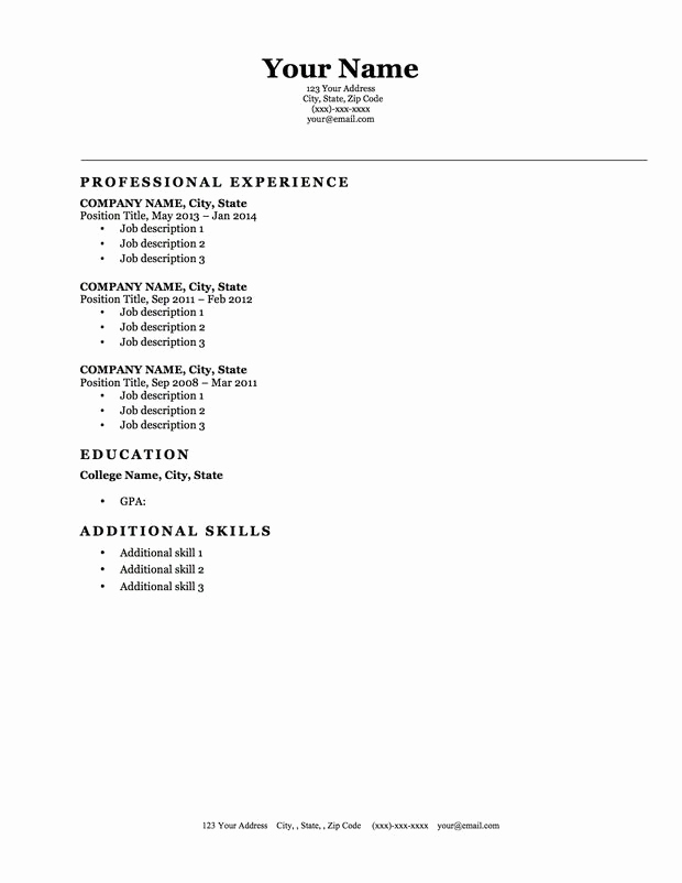 Simple Resume format Pdf New Pin by Free Resume Templates Free Sample Resume Tempalates