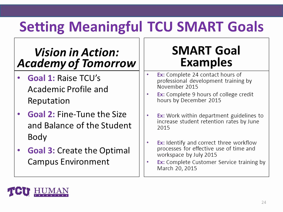 Smart Goals Examples for Work Elegant Performance Appraisal Review for Staff Ppt