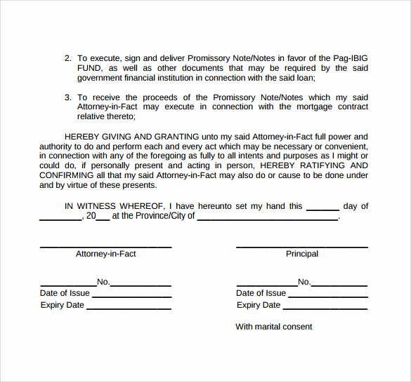 Special Power Of attorney form Luxury 9 Special Power Of attorney forms – Samples Examples