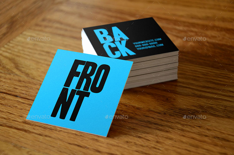 Square Business Card Mockup Awesome 15 Best Square Business Card Mockup Psd Templates