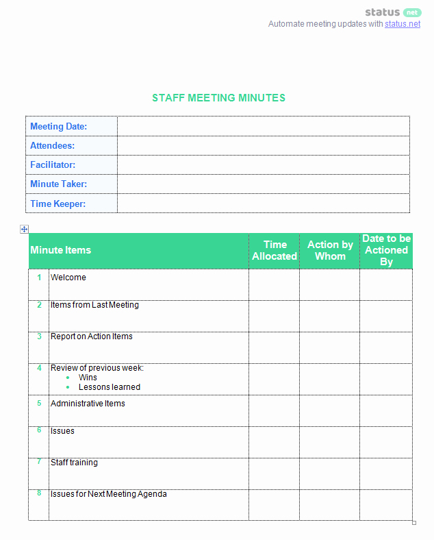 Staff Meetings Agenda Template Lovely 8 Best Staff Meeting Practices [ 2 Amazing Free Templates]