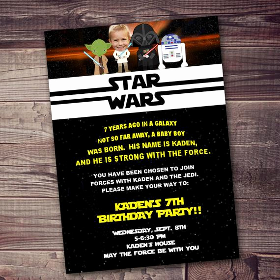 Star Wars Invitations Free Printable Best Of Fast Ship Star Wars Invitation Free Customization