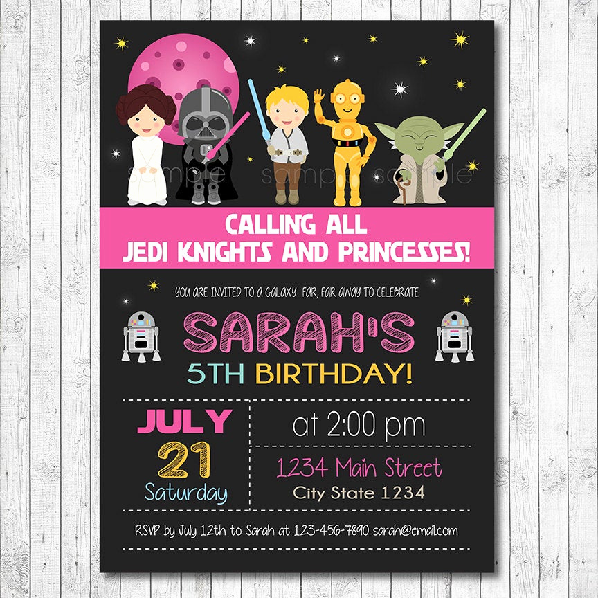 Star Wars Invitations Free Printable Best Of Star Wars Birthday Invitation Star Wars Invite Star Wars