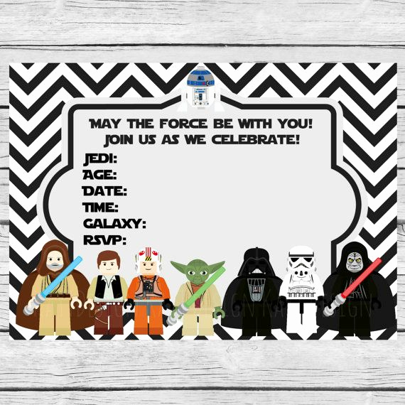 Star Wars Invitations Free Printable Luxury 35 Best Images About Fiesta Star Wars Star Wars Party