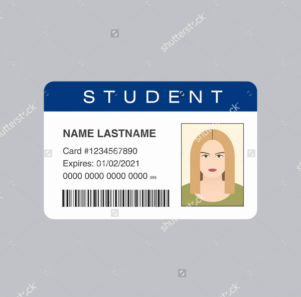 Student Id Card Template Luxury 38 Id Card Templates Psd Eps Png