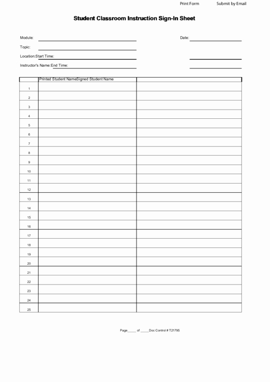 Student Sign In Sheet Lovely top 11 Student Sign Out Sheets Free to In Pdf format