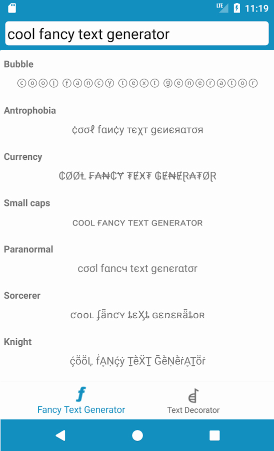 Stylish Fonts for android Luxury Cool Fancy Text Generator Stylish Text Fonts android
