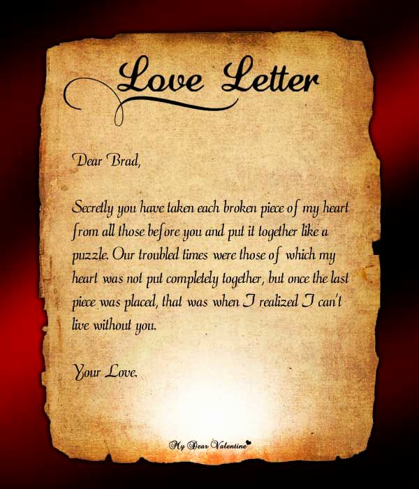 Sweet Love Letter for Him Elegant Missing Him Send This Letter and See the Magic