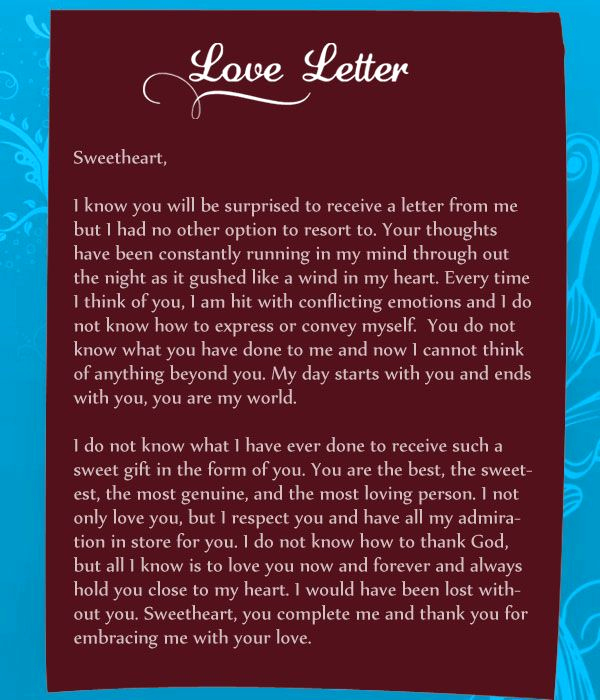Sweet Love Letter for Him New Penning Down Love Letters to Girlfriend Can Serve All