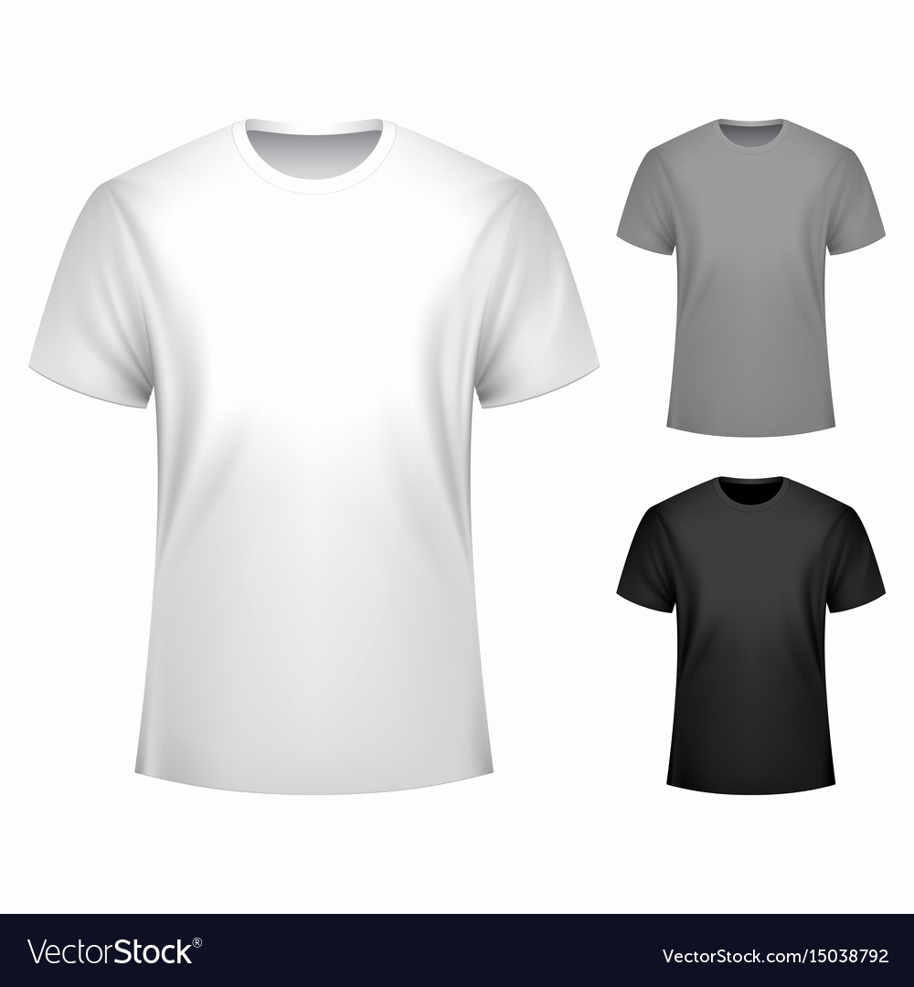 T Shirt Template Vector Inspirational Men T Shirt Template Royalty Free Vector Image