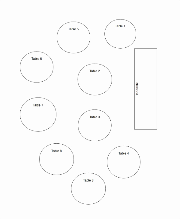 Table Seating Chart Template Best Of Sample Seating Chart 8 Documents In Pdf Word