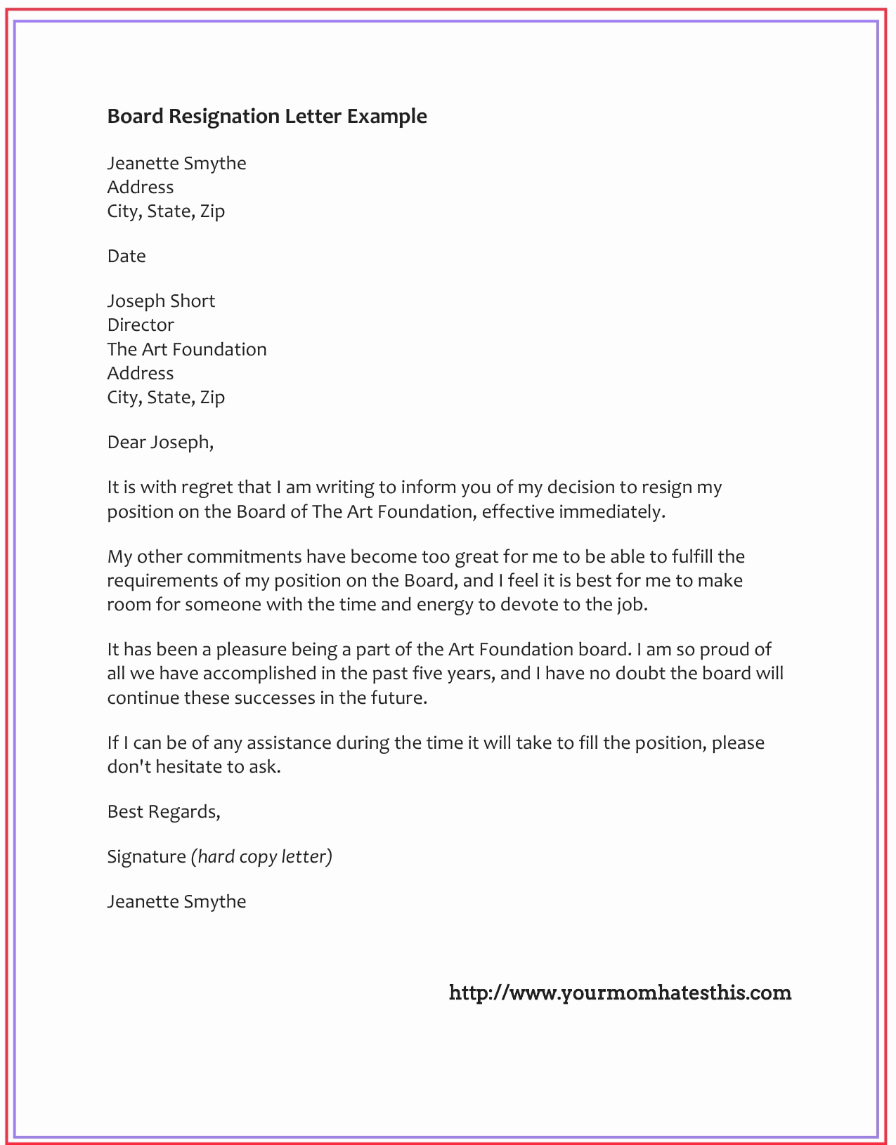 Template for Resignation Letter Unique Dos and Don’ts for A Resignation Letter