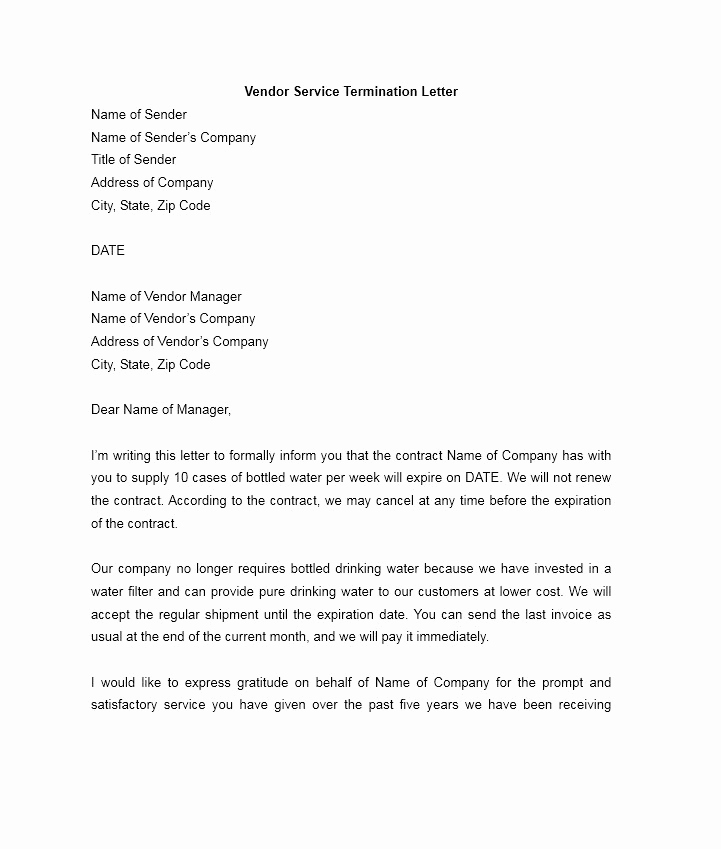 Termination Of Contract Letter Luxury 35 Perfect Termination Letter Samples [lease Employee