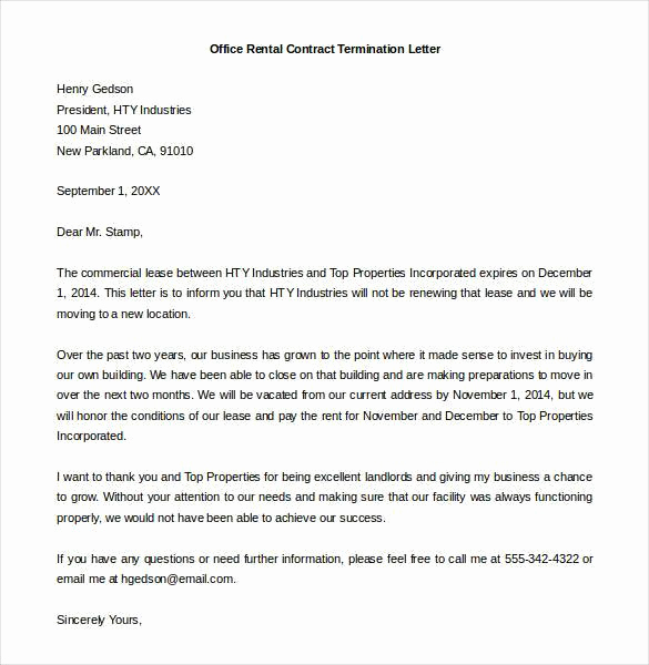 Termination Of Contract Letter New 21 Contract Termination Letter Templates Pdf Doc