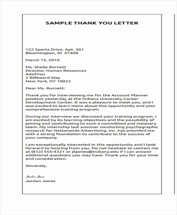 Thank You for Job Offer Beautiful 40 Fer Letter Templates In Pdf