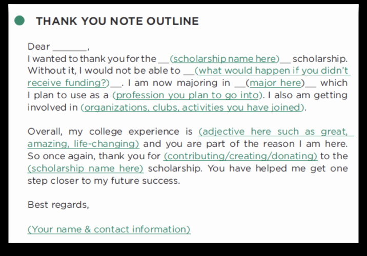 Thank You for Scholarship Inspirational How to Write A Scholarship Thank You Letter