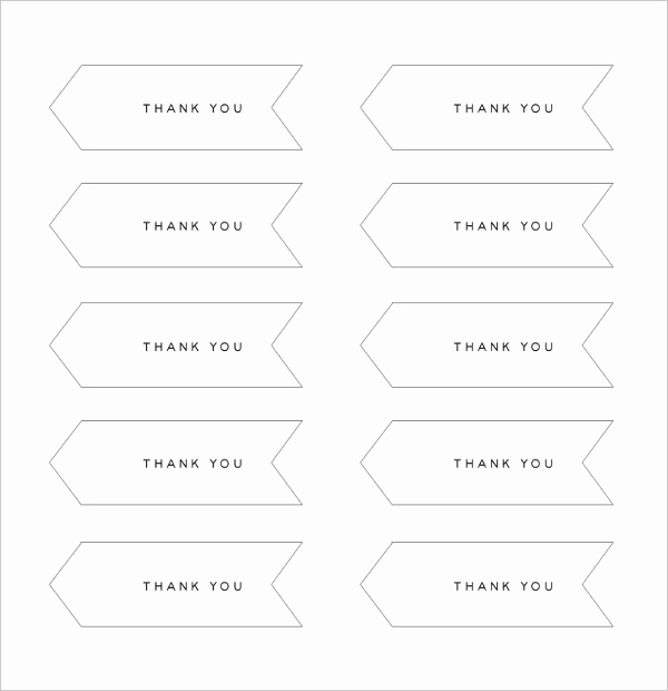 Thank You Tag Template Luxury 10 Tag Templates Free Sample Example format