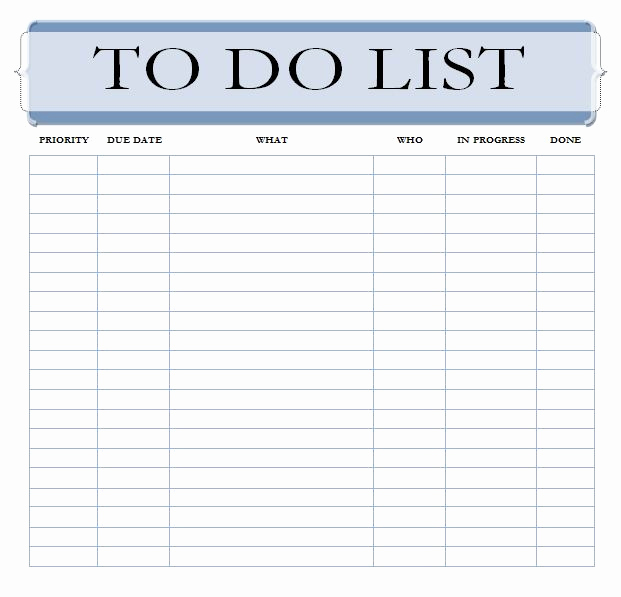 Things to Do List Template Beautiful Editable to Do List Template