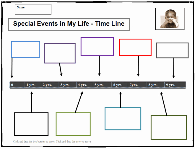 Timeline Templates for Kids Best Of My Life Time Line Template