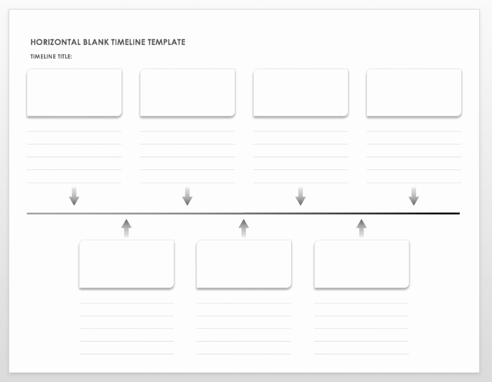 Timeline Templates for Kids New Free Blank Timeline Templates
