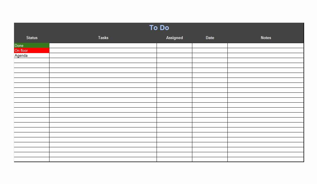To Do List Templates Word New 50 Printable to Do List &amp; Checklist Templates Excel Word
